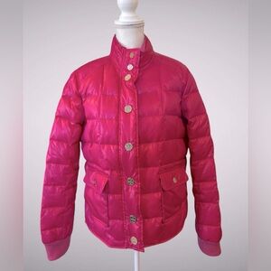 Tory Burch Pink down Puffer Jacket- size L